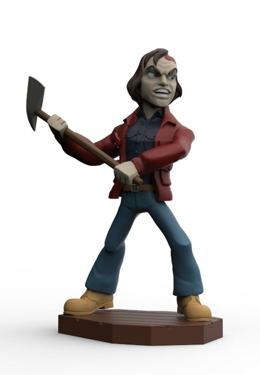 Stylised collectable figure from a clockwork orange with an axe